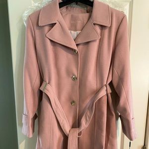 Calvin Klein woman blush dress coat